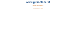 Desktop Screenshot of girasolenet.it