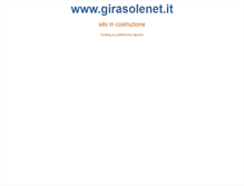 Tablet Screenshot of girasolenet.it